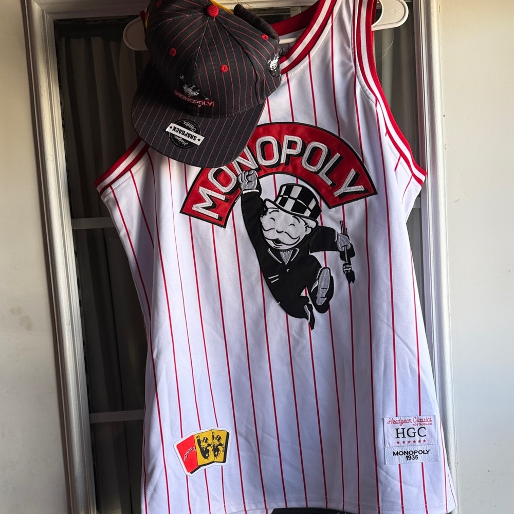 Monopoly White and Red Men's Jersey